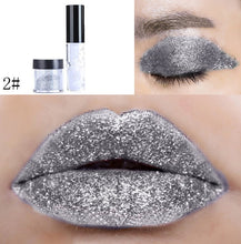 Load image into Gallery viewer, New Shimmer Glitter Powder Palette Glitter Lipstick - Our Beauty Bar