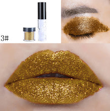 Load image into Gallery viewer, New Shimmer Glitter Powder Palette Glitter Lipstick - Our Beauty Bar