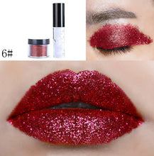 Load image into Gallery viewer, New Shimmer Glitter Powder Palette Glitter Lipstick - Our Beauty Bar