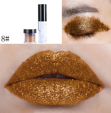Load image into Gallery viewer, New Shimmer Glitter Powder Palette Glitter Lipstick - Our Beauty Bar