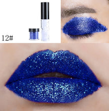 Load image into Gallery viewer, New Shimmer Glitter Powder Palette Glitter Lipstick - Our Beauty Bar