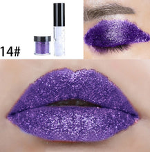 Load image into Gallery viewer, New Shimmer Glitter Powder Palette Glitter Lipstick - Our Beauty Bar