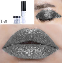 Load image into Gallery viewer, New Shimmer Glitter Powder Palette Glitter Lipstick - Our Beauty Bar