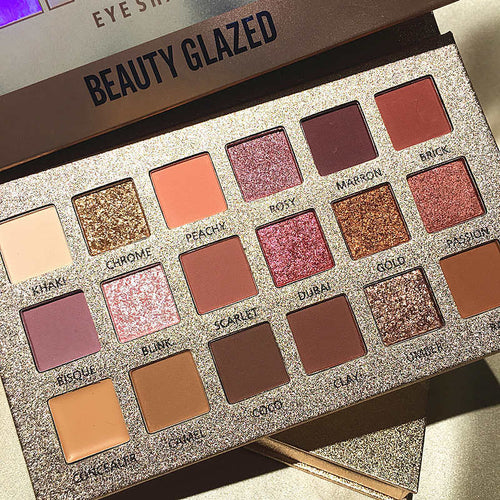 Professional Shimmer Glitter Nude Eye Shadow - Our Beauty Bar